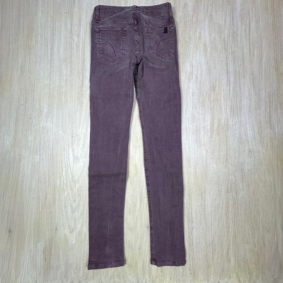 Joe’s Jeans Purple Mauve The Skinny Low Rise Stretch Casual Everyday Jeans 24 - Picture 5 of 16